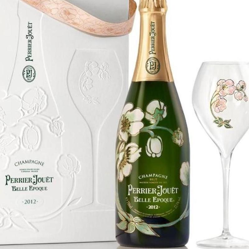 Kit perrier jouet belle epoque brut 750ml com 2 taças - Champagne